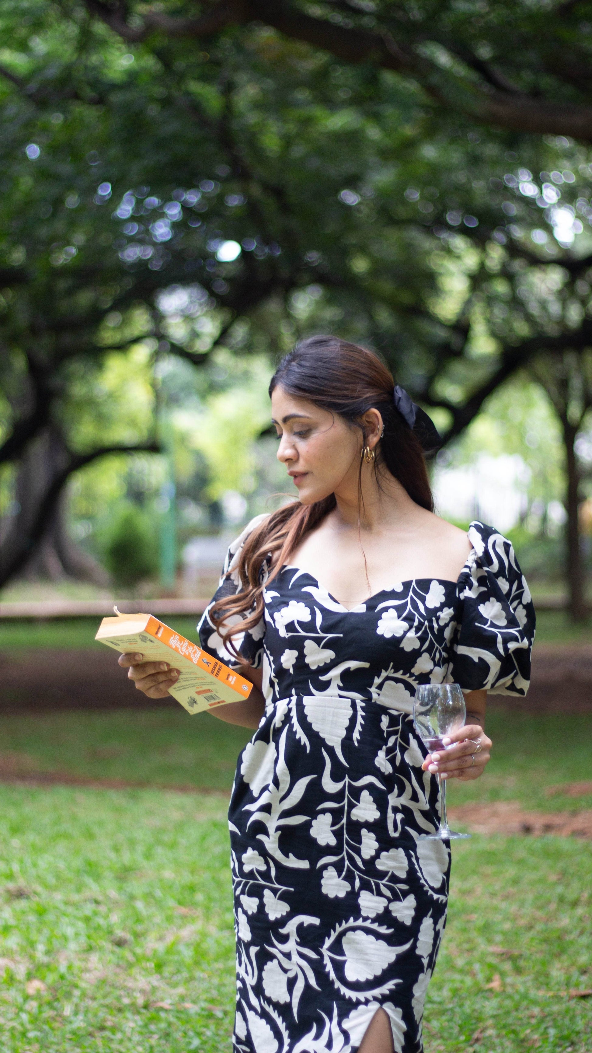 Elena Printed Cotton Dress - That Gal