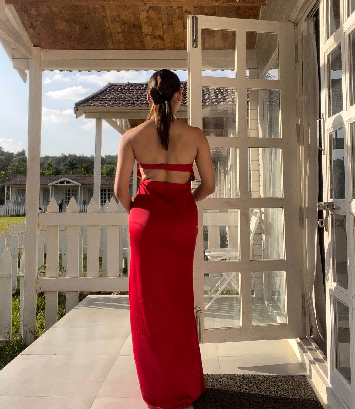 Rose Maxi Dress - Royal Red - That Gal