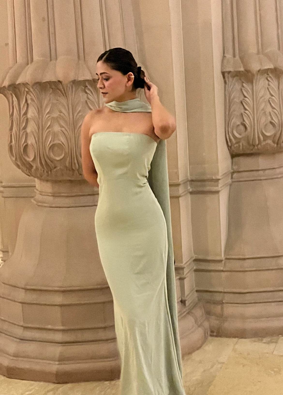 Rachel Maxi Dress Pastel Green / XXS Rachel Maxi Dress Pastel Green / XXS
