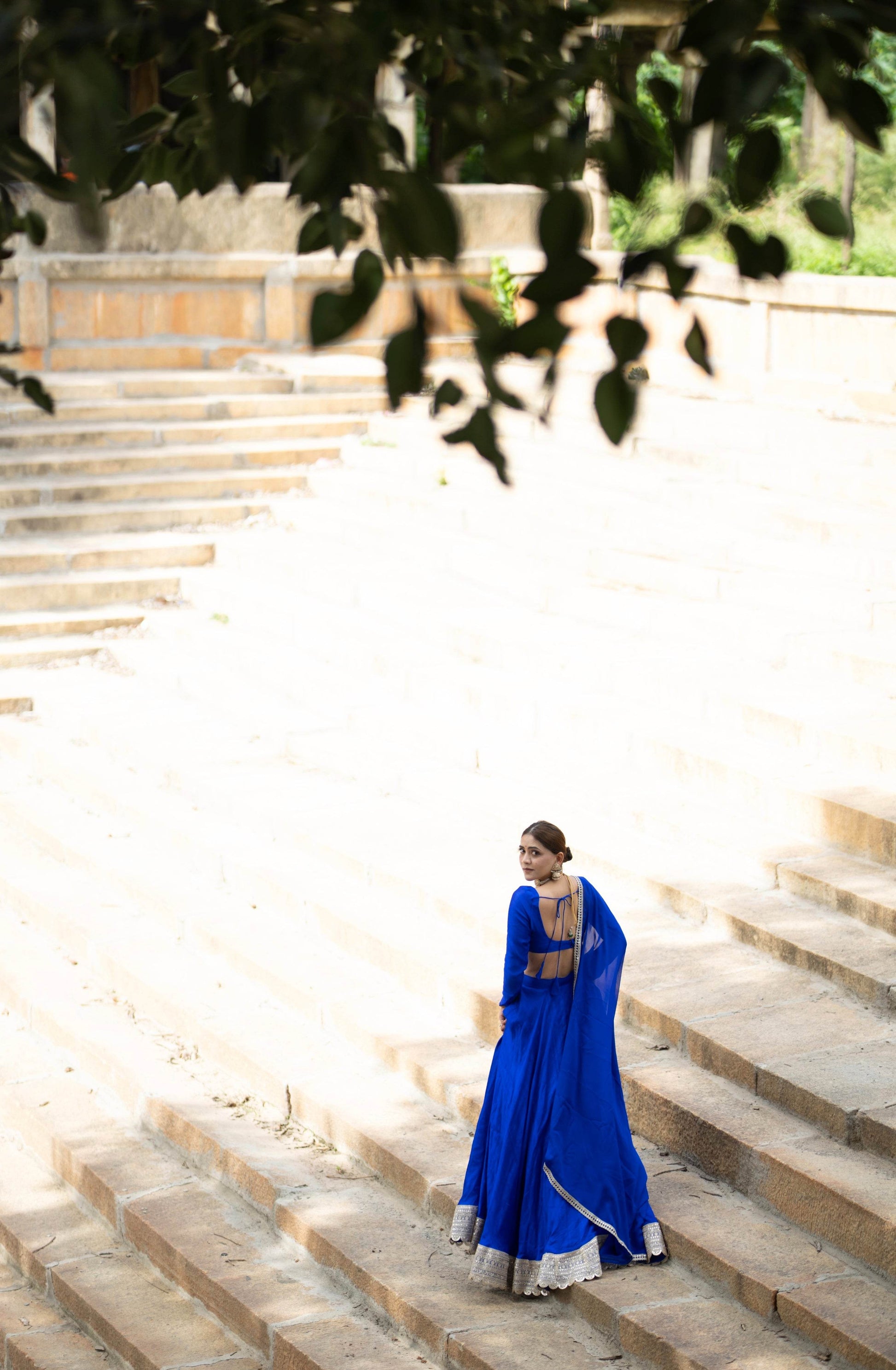 Royal Blue Lehenga - That Gal