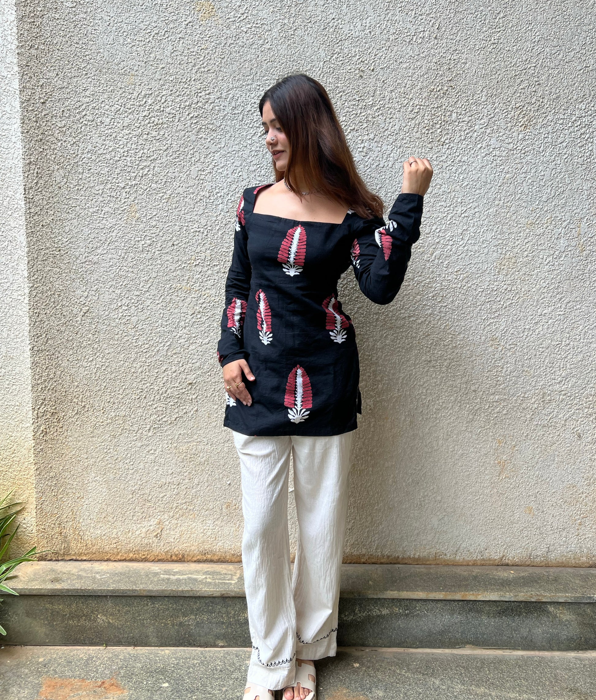 Tarini Bagru Hand Block Print Kurti