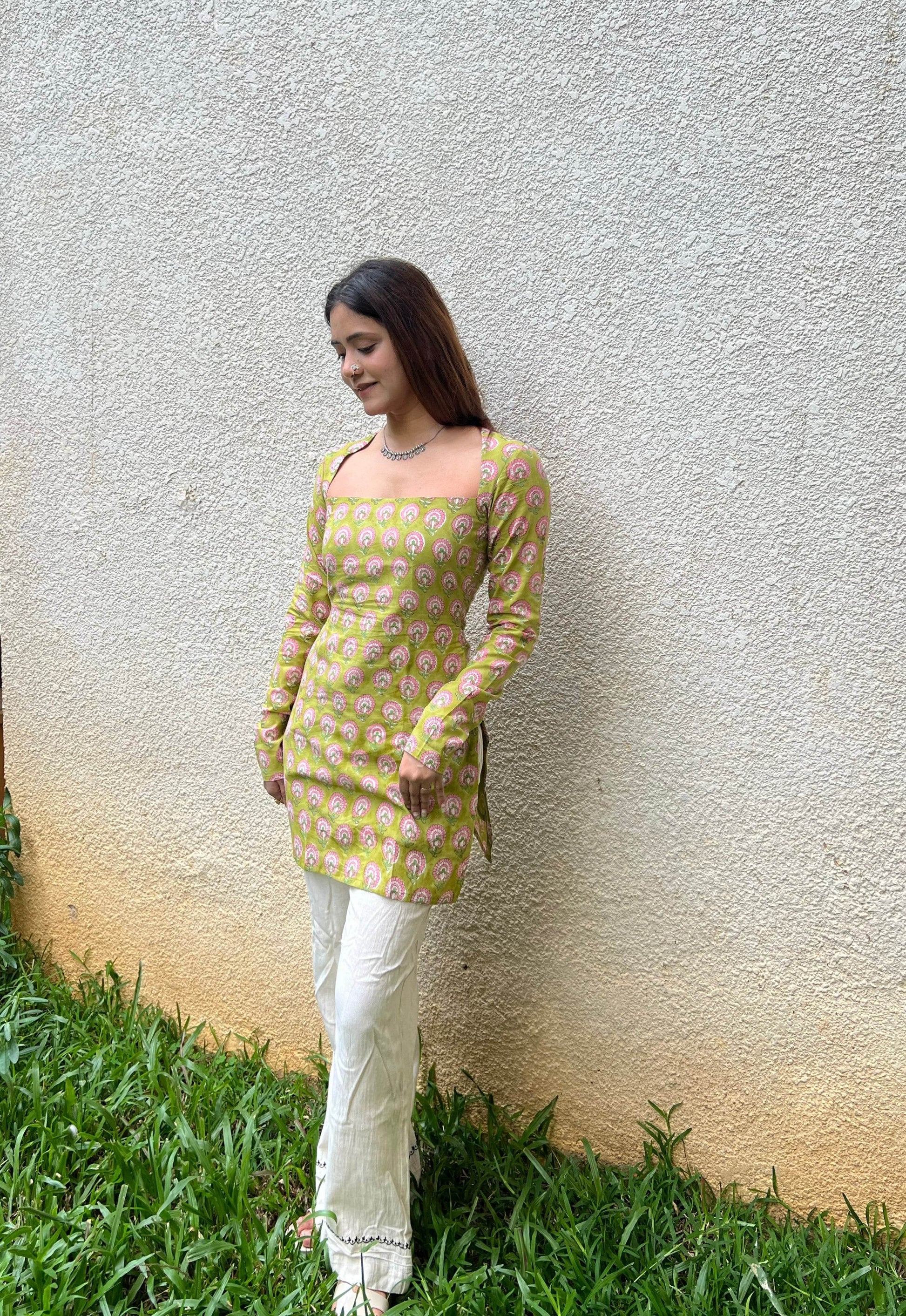Mishka Hand Block Printed Kurti - That Gal