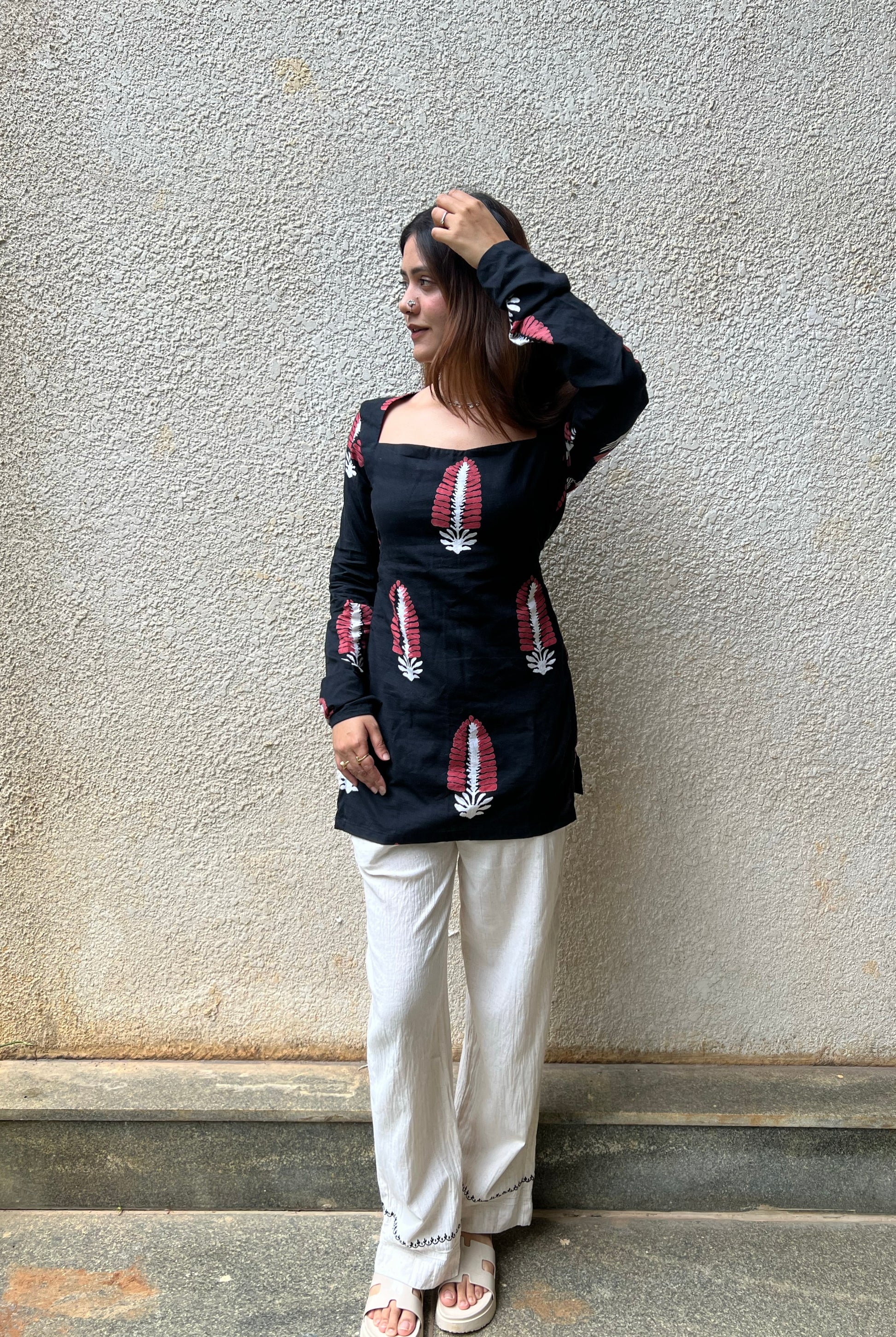 Tarini Bagru Hand Block Print Kurti