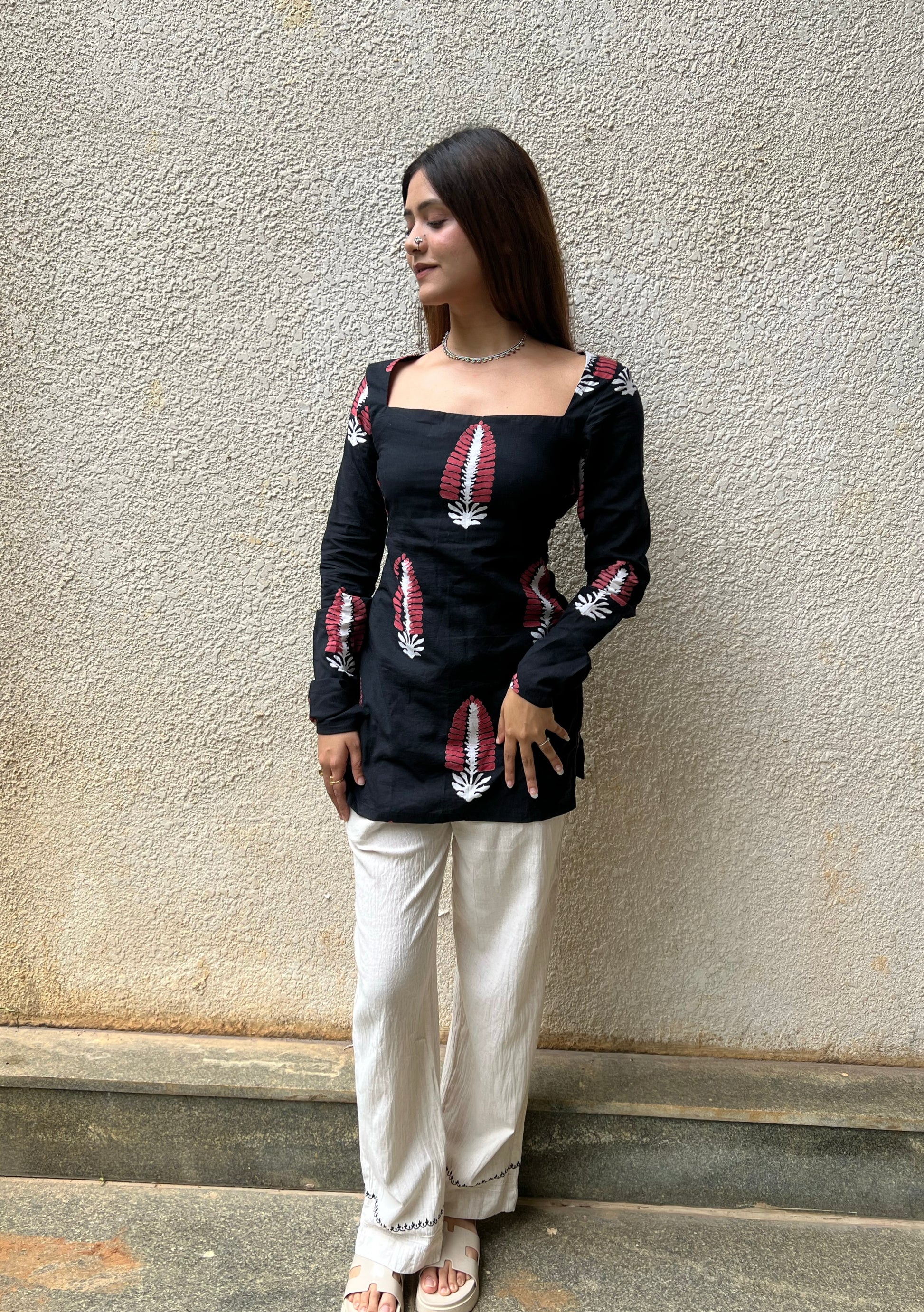 Tarini Bagru Hand Block Print Kurti