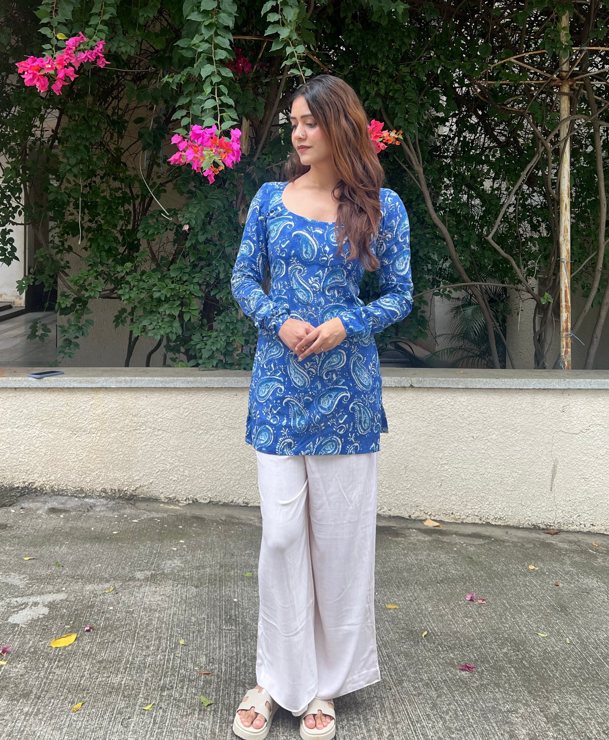 Anika Hand Block Printed Kurti