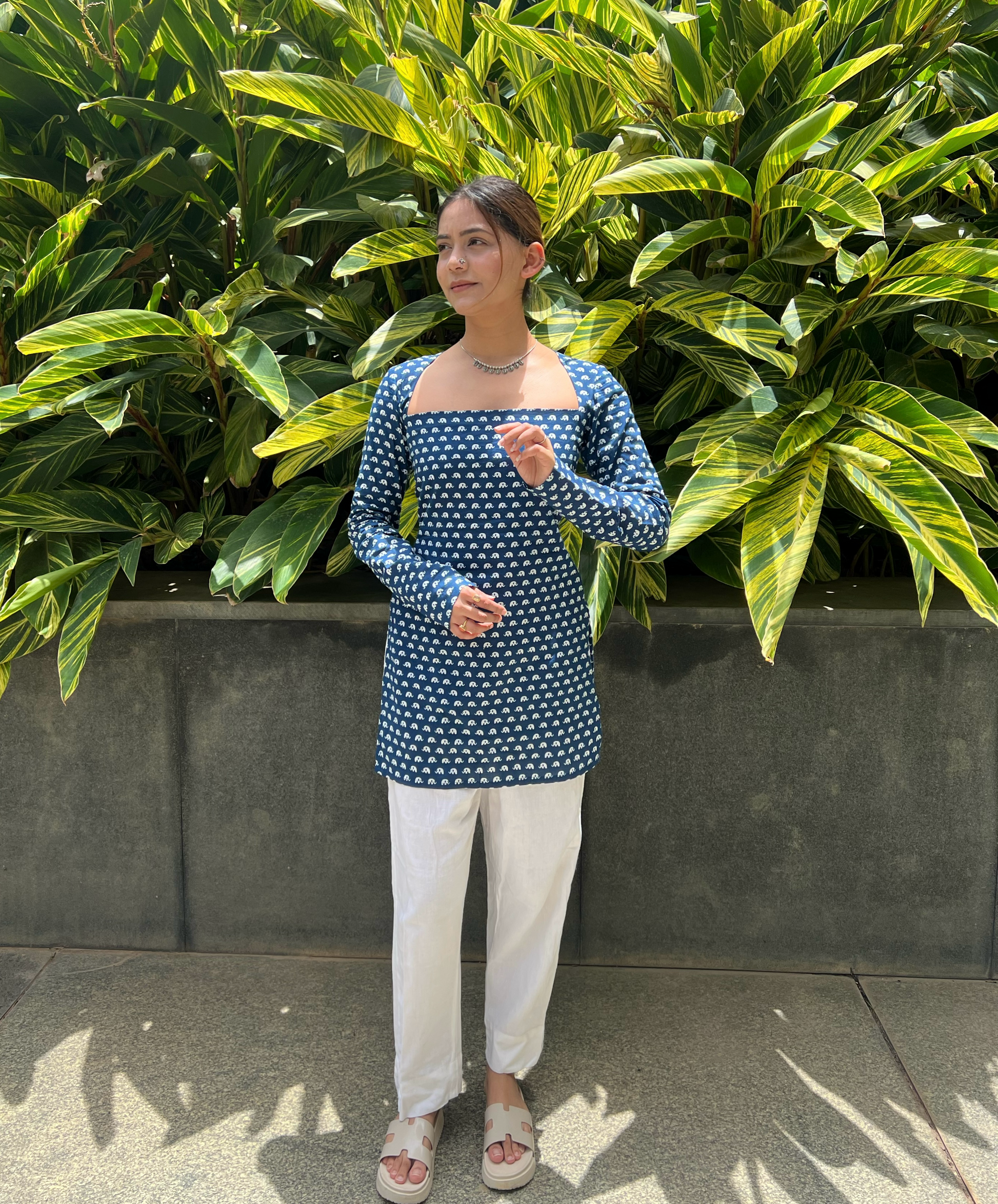 Mihika Hand Block Printed Kurti