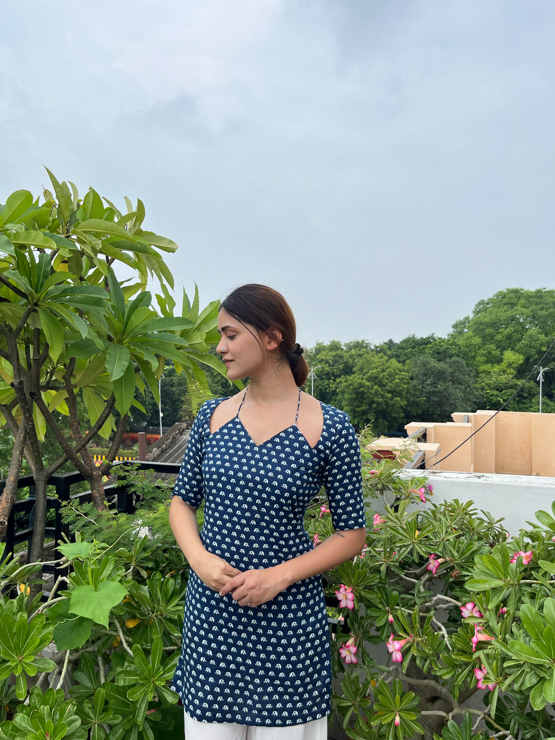 Aavya Bagru Print Kurti