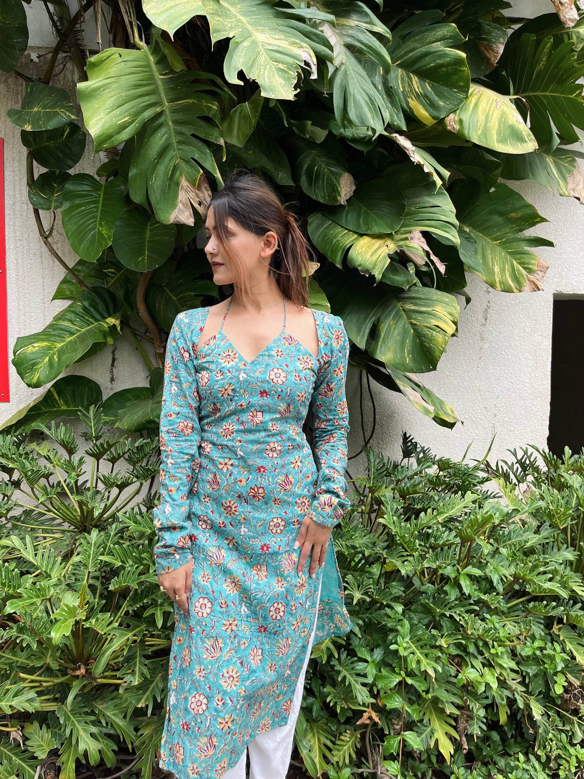 Aarohi Bagru Print Long Kurti - That Gal