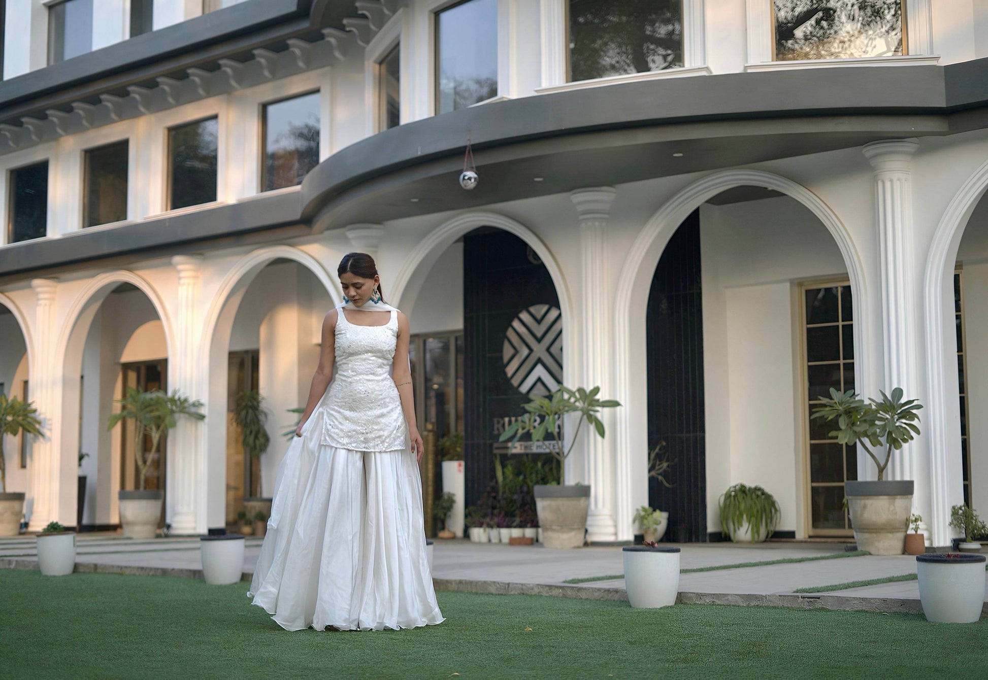 Maira Off-White Sharara Set - That Gal