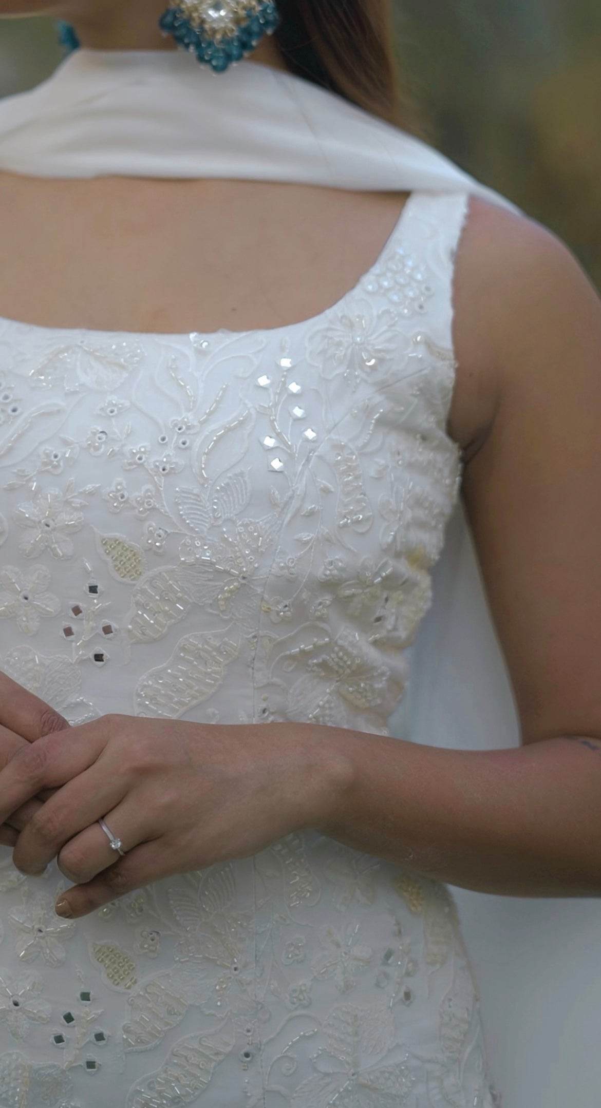 Maira Off-White Sharara Set - That Gal