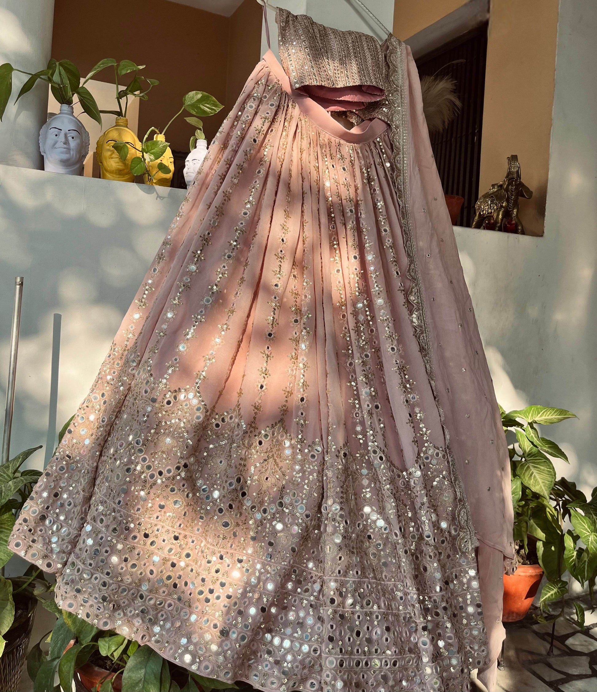 Noor Lehenga Set - Pastel Pink - That Gal