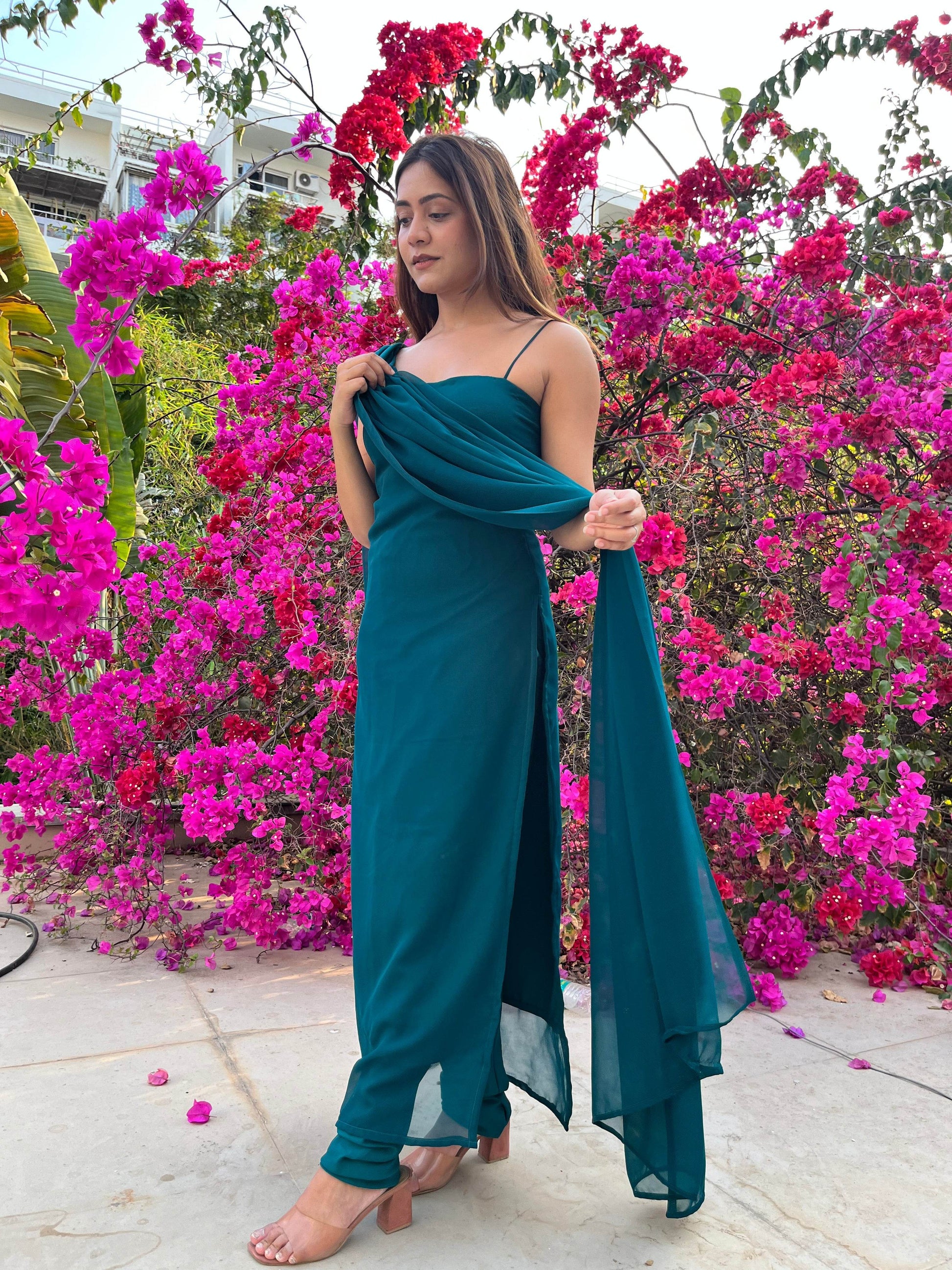 Tina Suit Set - Teal - That Gal