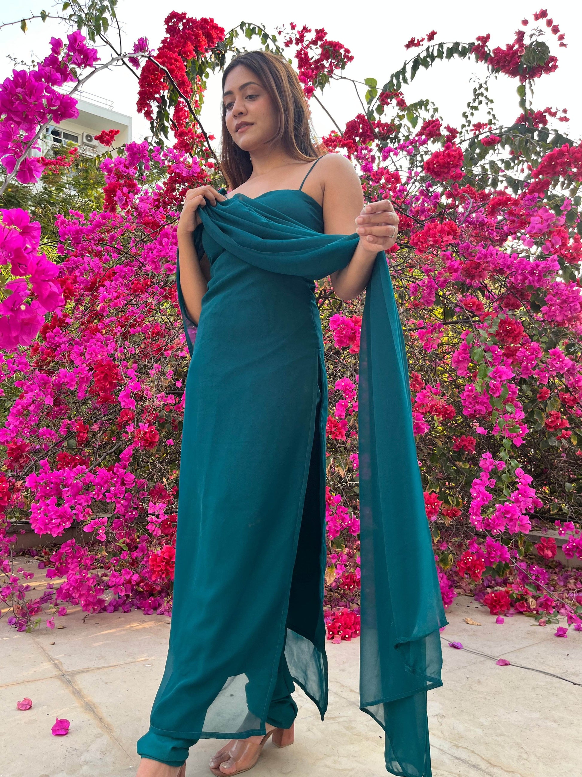 Tina Suit Set - Teal - That Gal