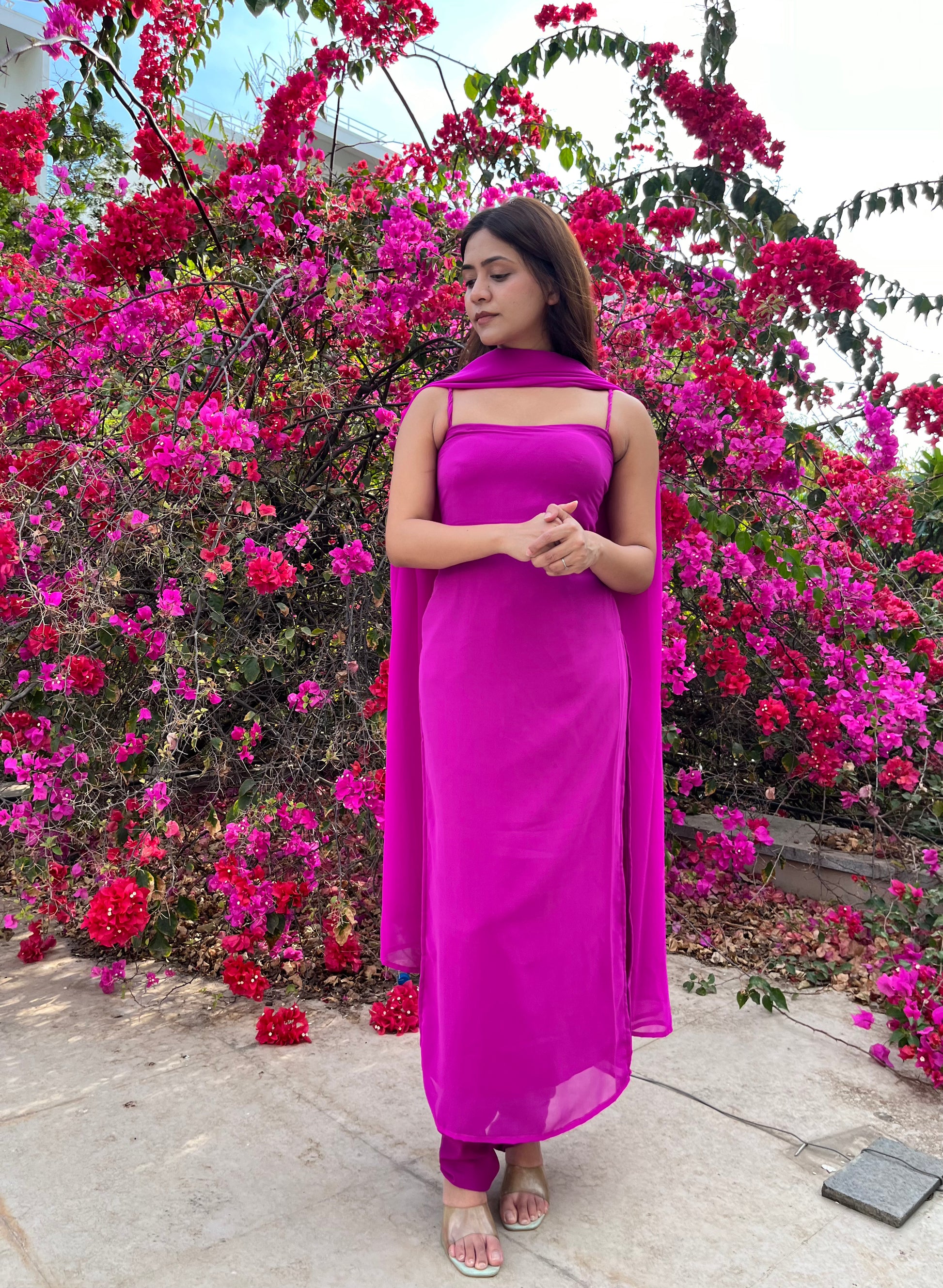 Tina Suit Set - Hot Pink - That Gal