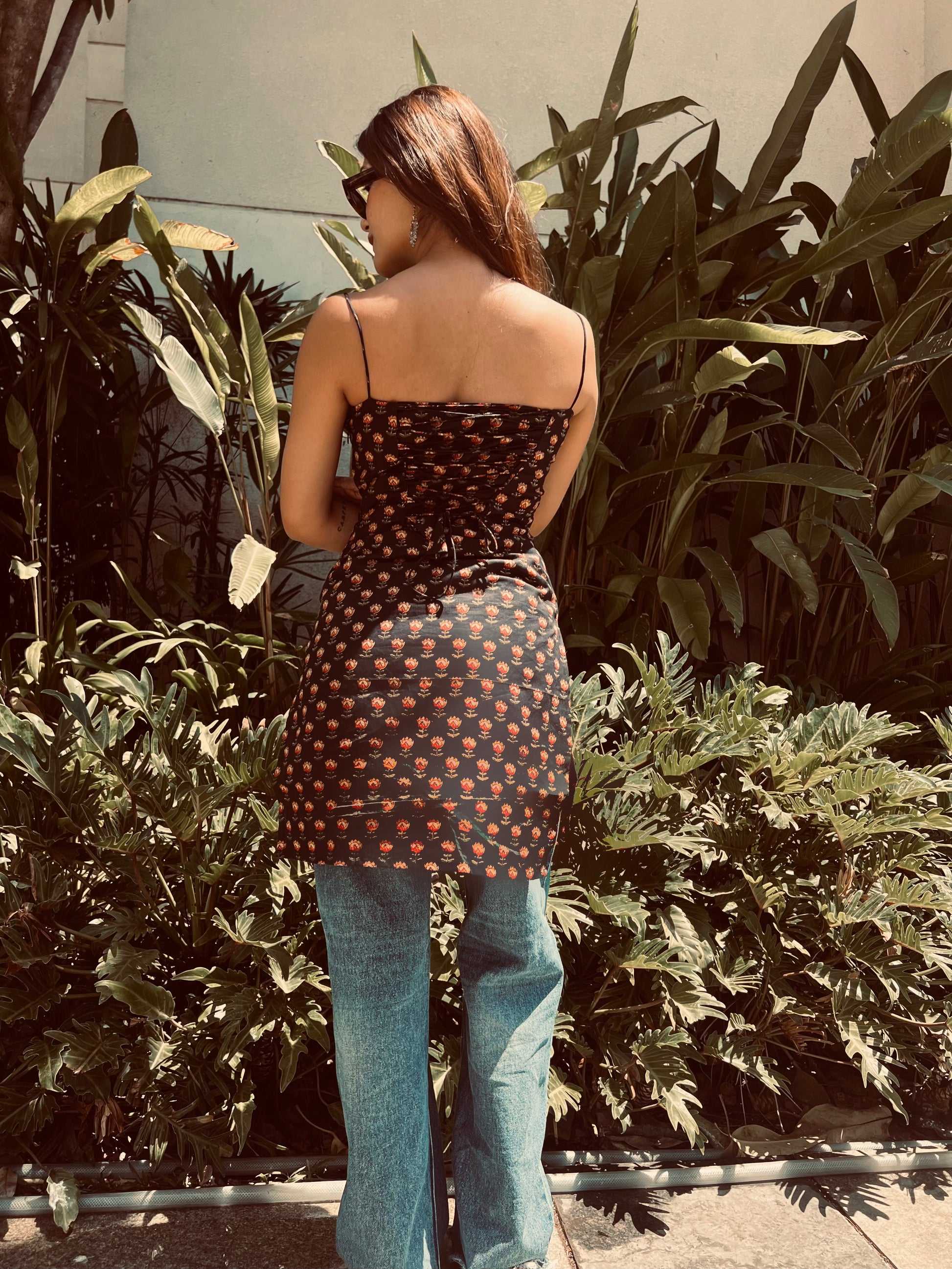 Naina Noodle Strap Corset Kurti - That Gal