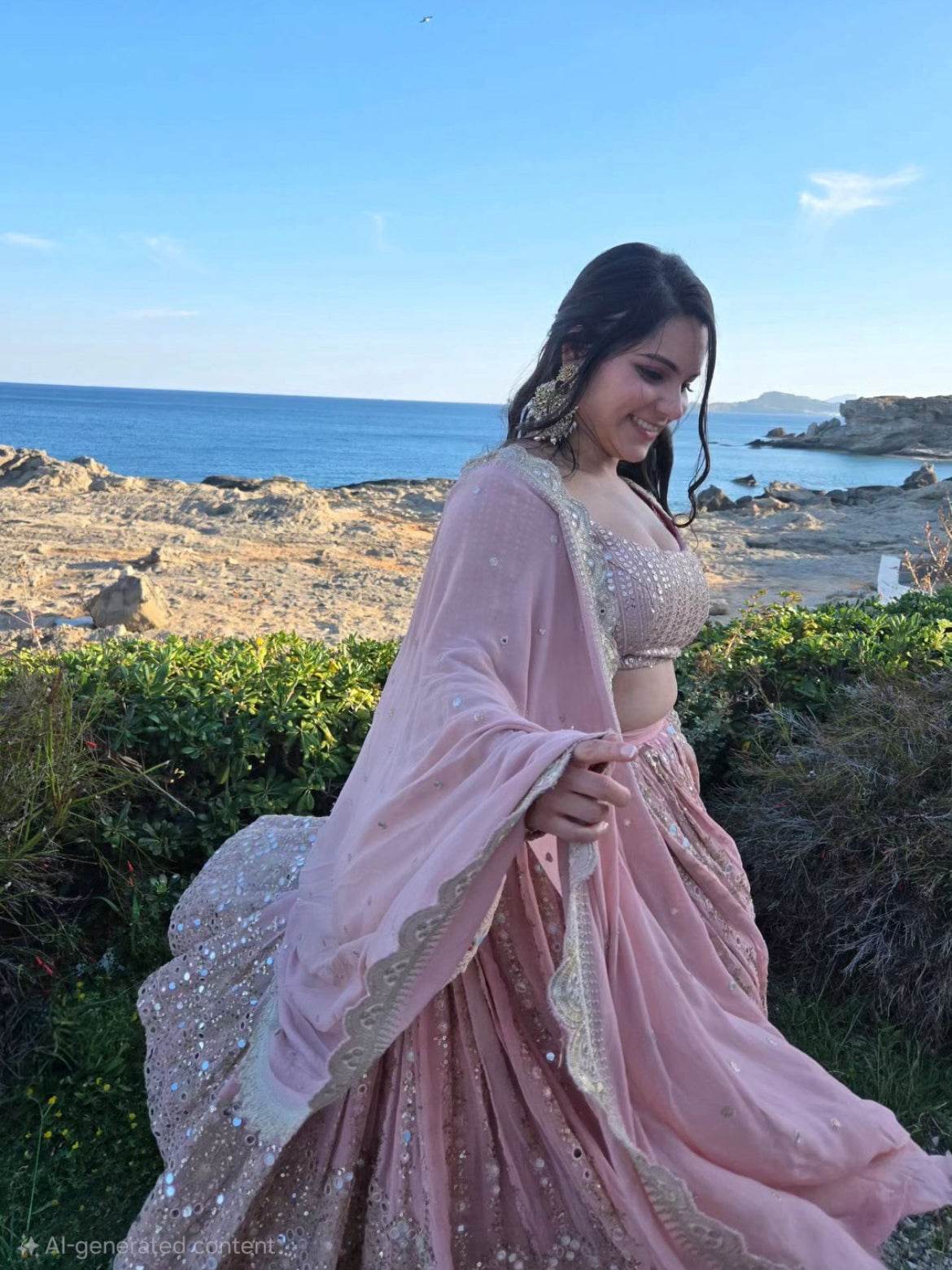 Noor Lehenga Set - Pastel Pink - That Gal