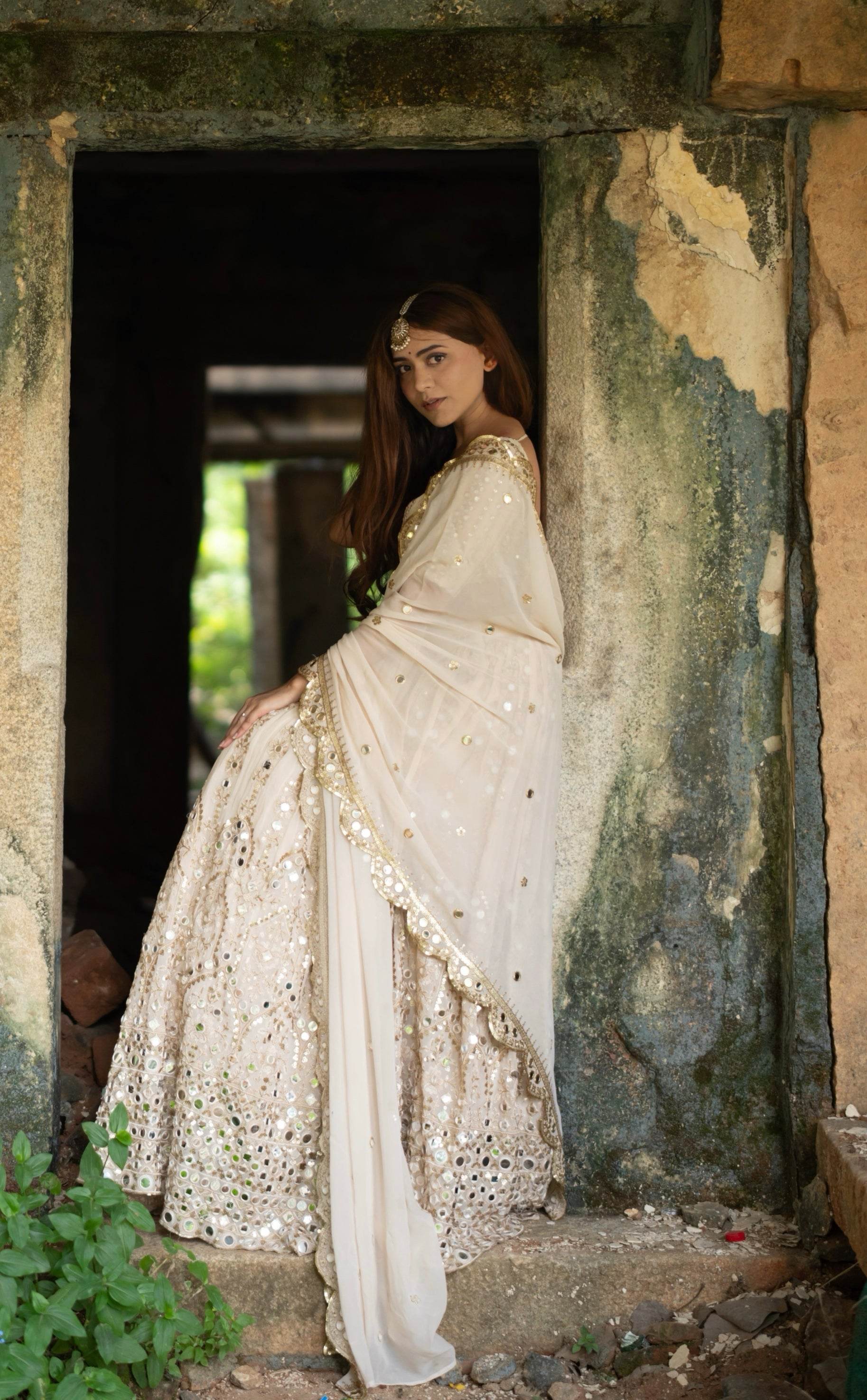 Noor Mirror Work Lehenga Set - That Gal