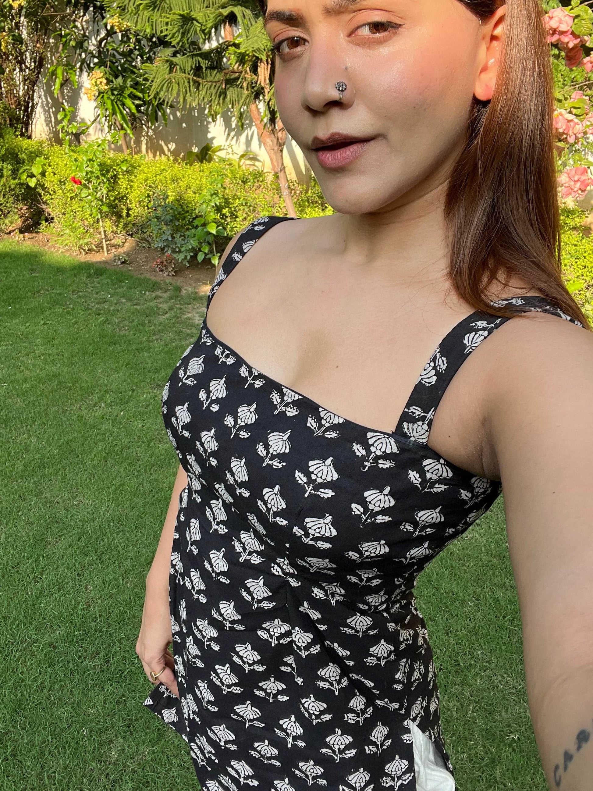 Nitara Dabu Print Padded Kurti - That Gal