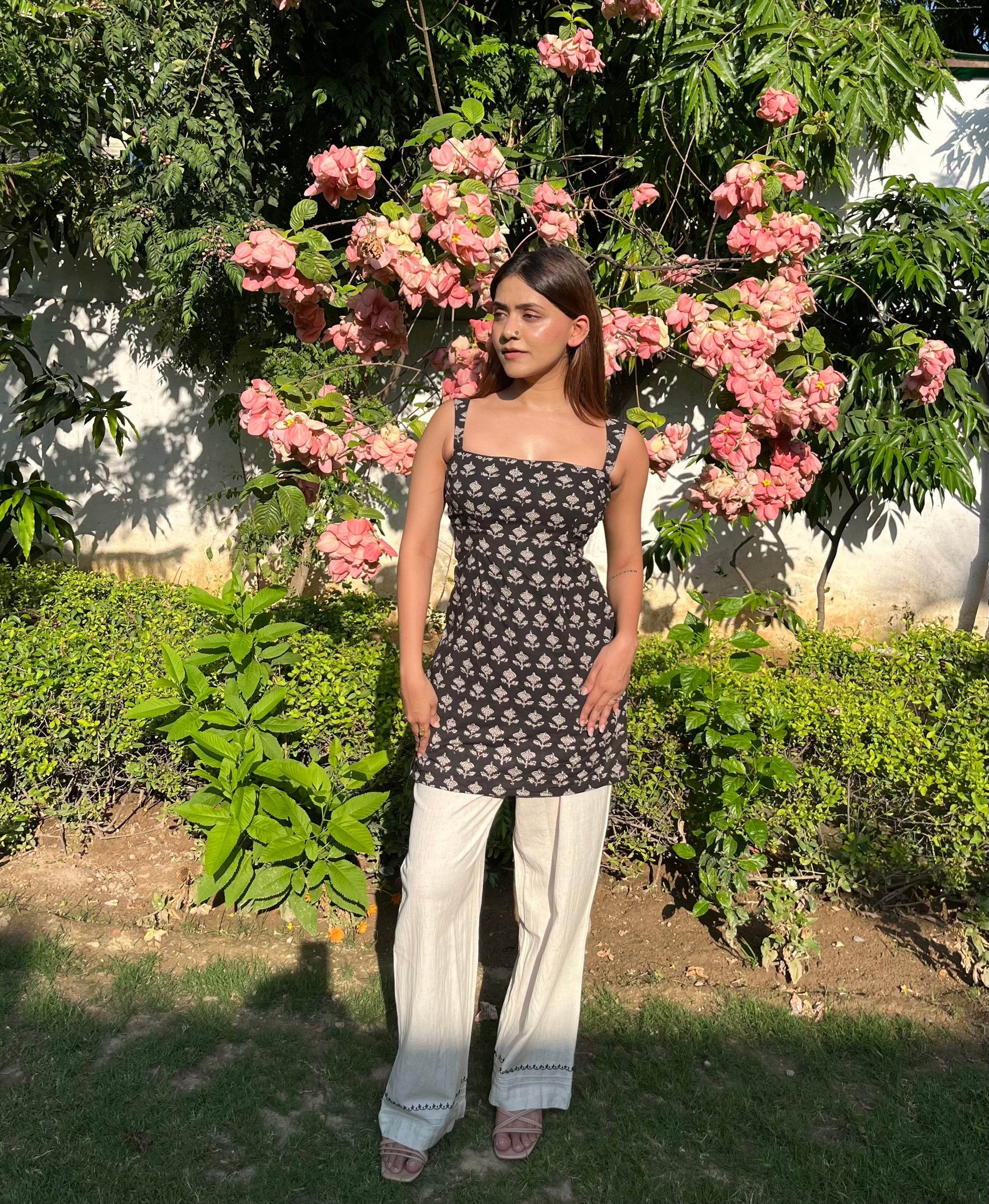 Nitara Dabu Print Padded Kurti - That Gal