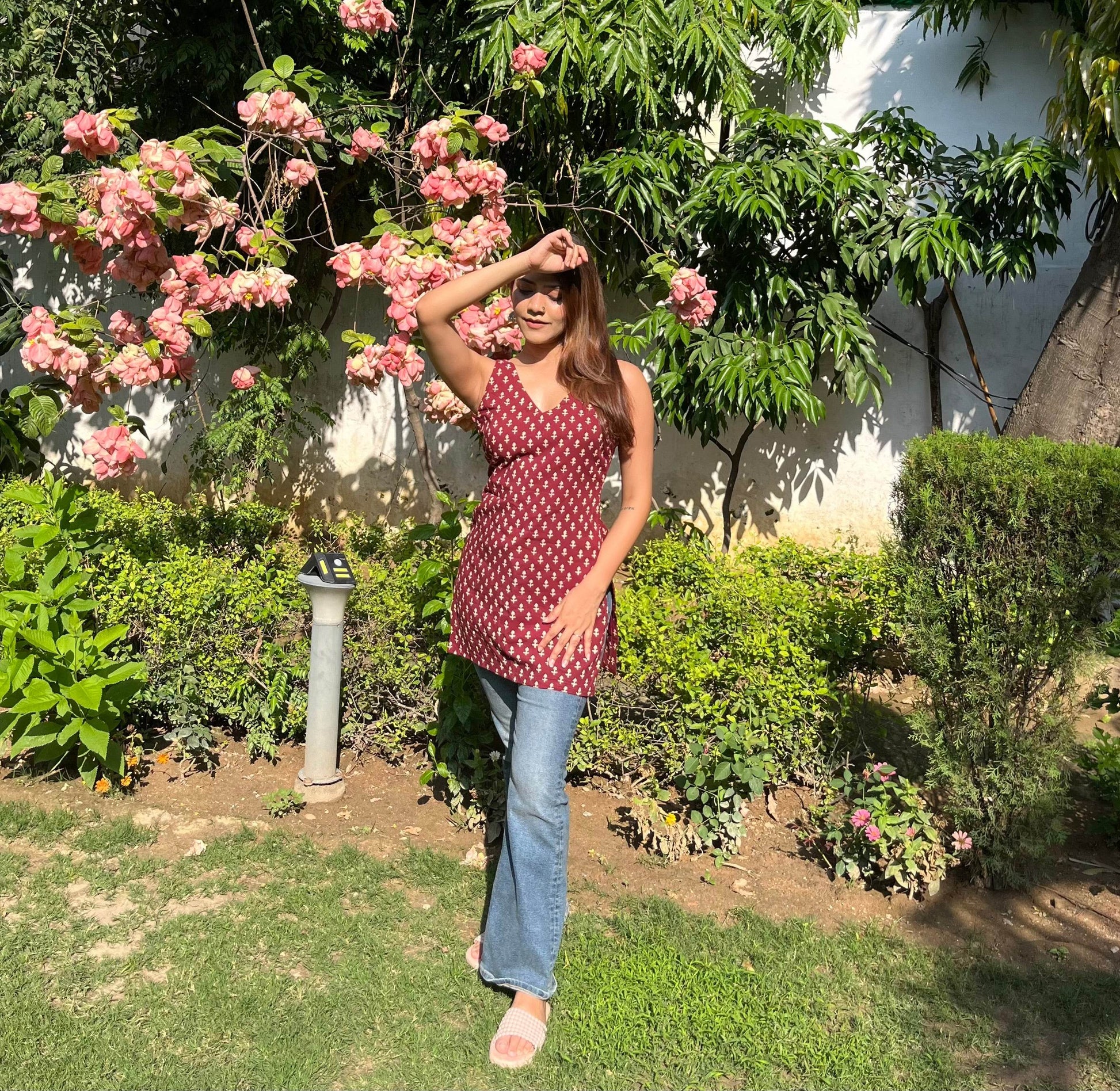 Meera Hand Block Printed Kurti - That Gal