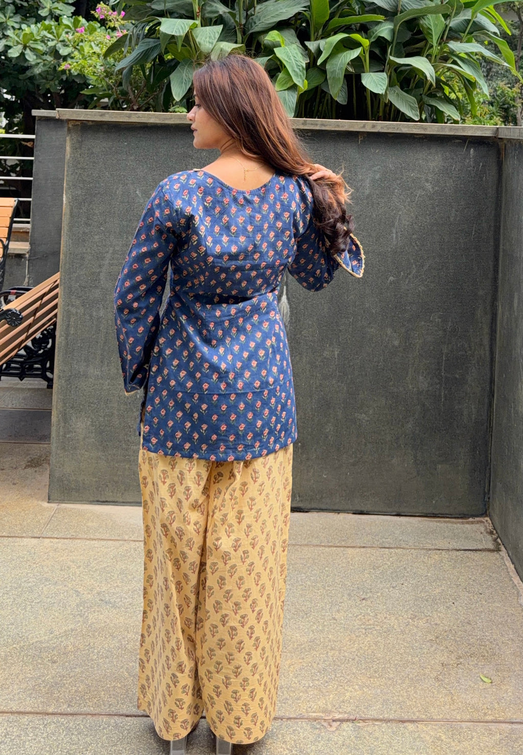 Eira Farshi Set - Hand Block Printed