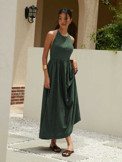 Tracey Luxe Linen Cotton Dress