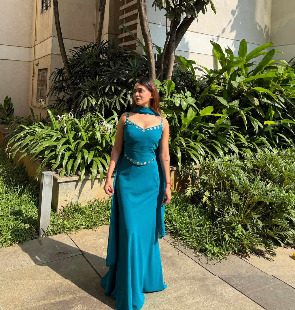Kareena - Hand Mirror Booti Set