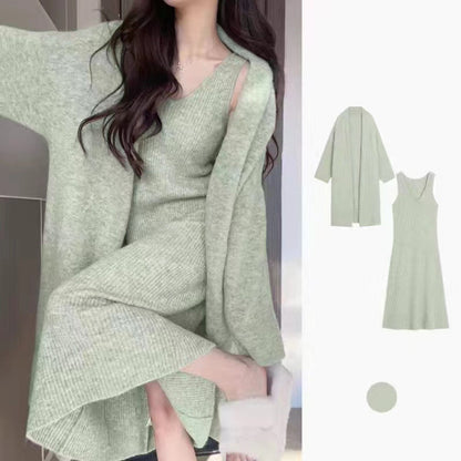 2-Piece Dress & Robe Set