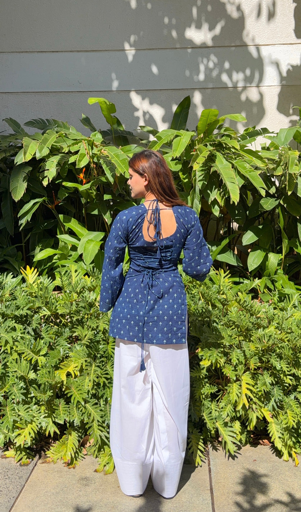 Sahiba Corset Kurti - Indigo