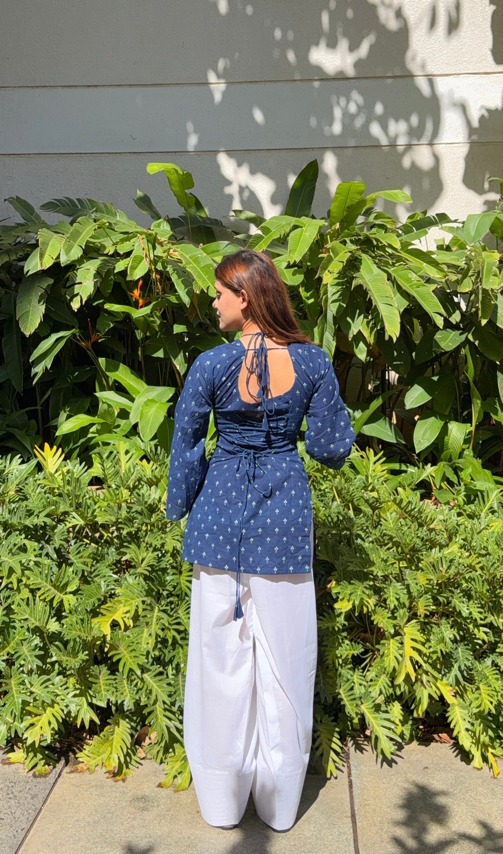 Sahiba Corset Kurti - Indigo