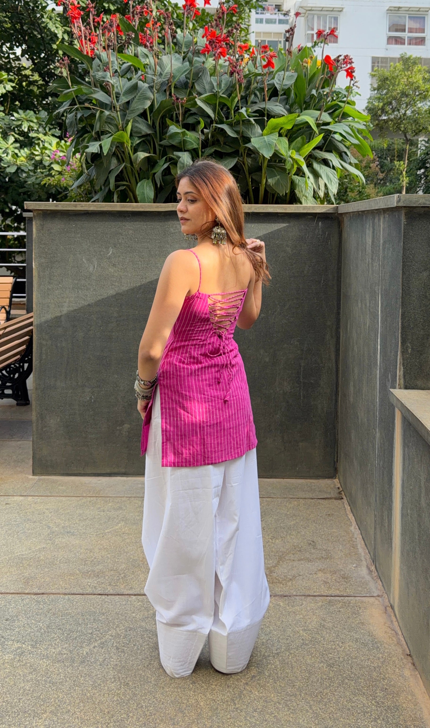 Ghazal Dabu Print Kurti