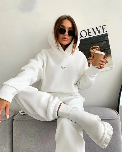 Knitted Hoodie + Joggers Set