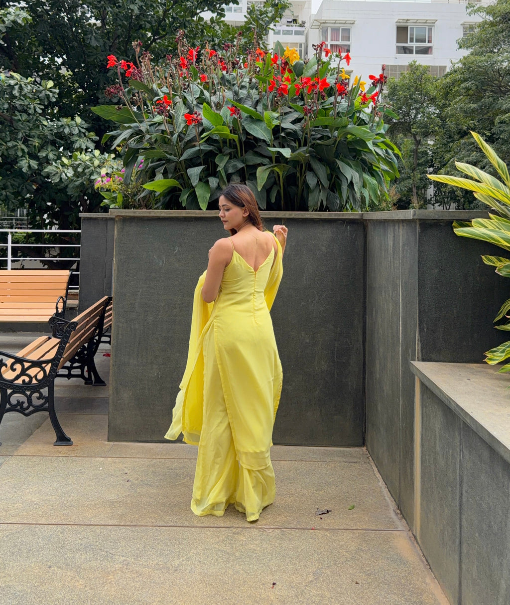 Genda Suit Set - Lemon Yellow