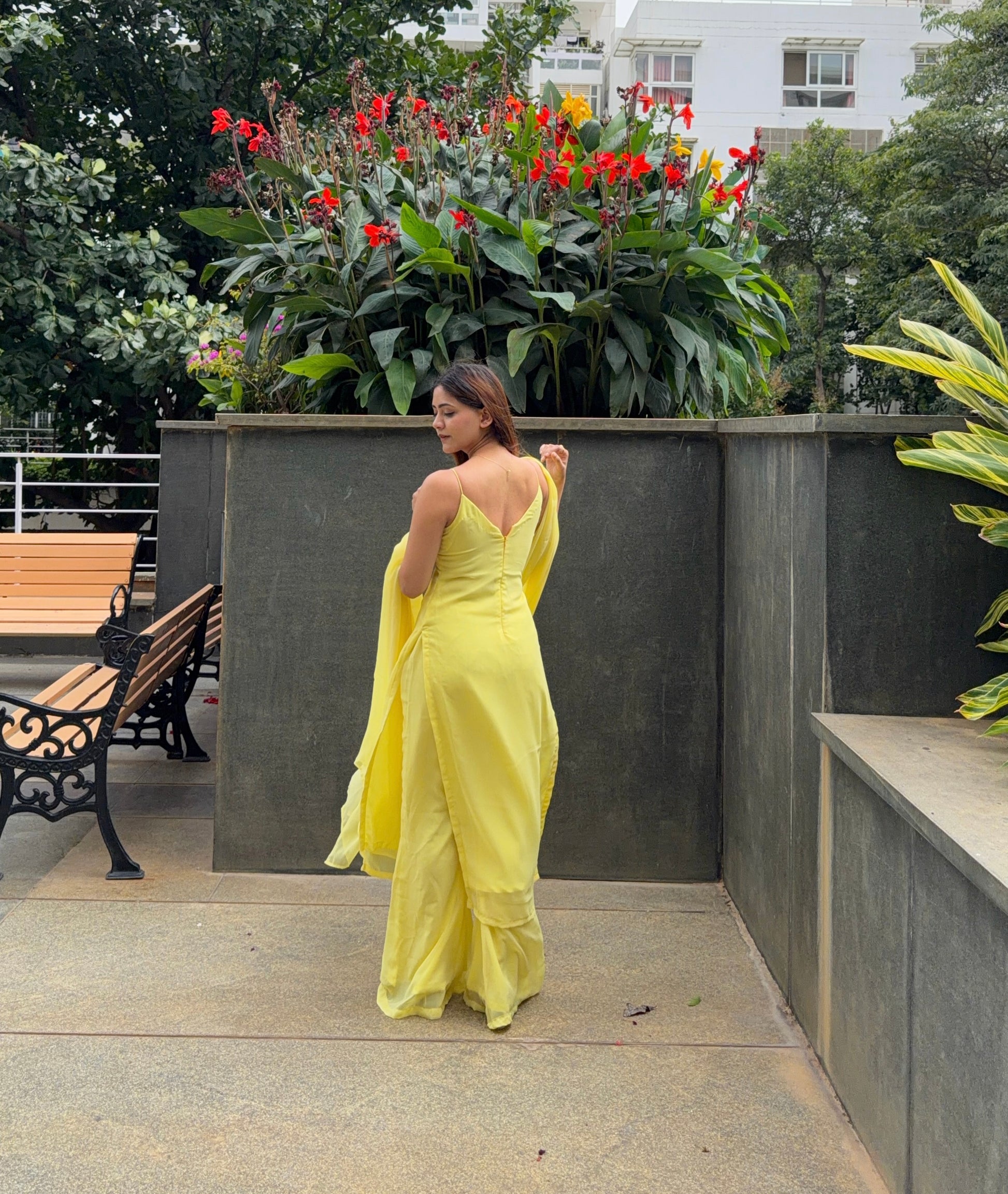 Genda Suit Set - Lemon Yellow