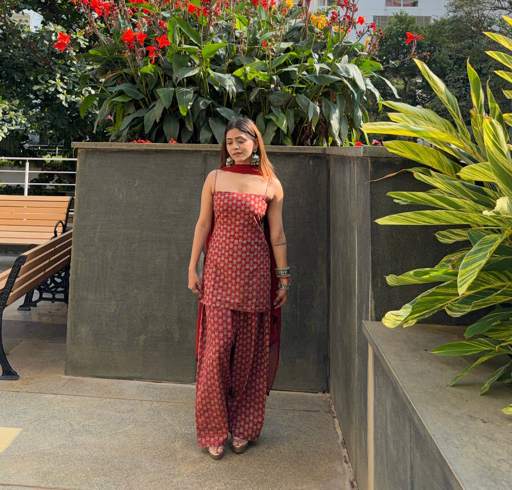 Gauri Suit Set - 3- Piece