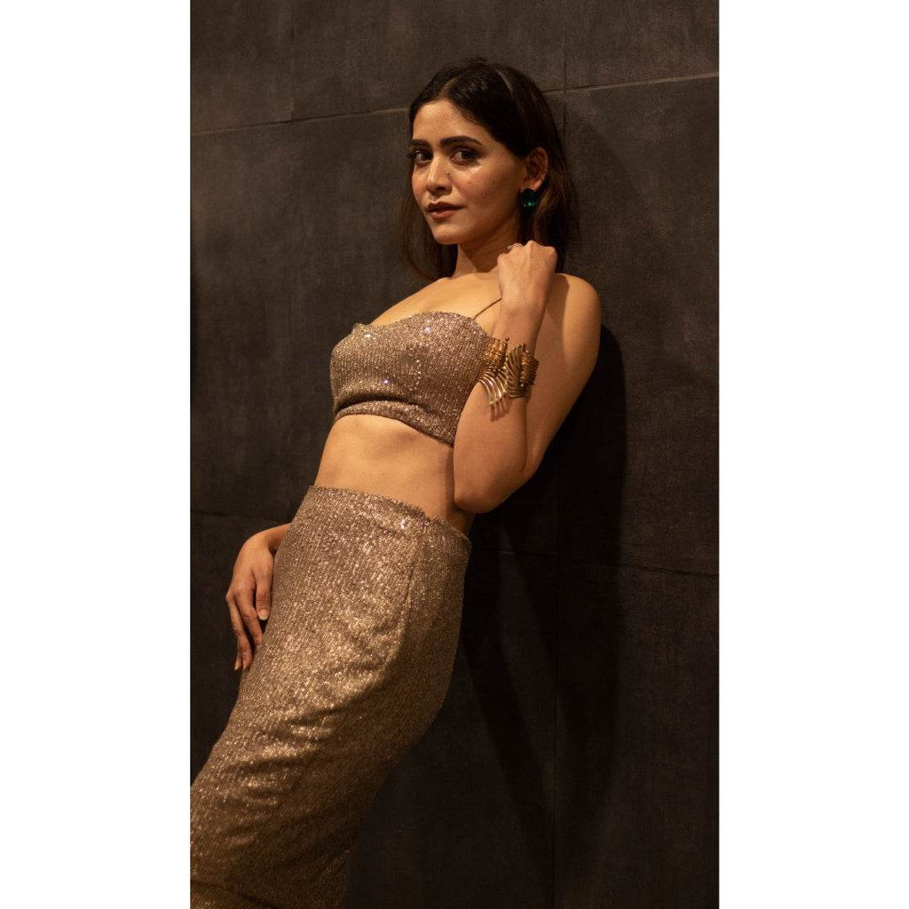 Rhea Sequin Set - Gold - That Gal