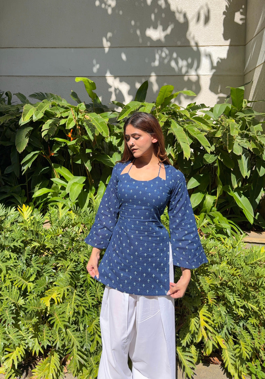 Sahiba Corset Kurti - Indigo