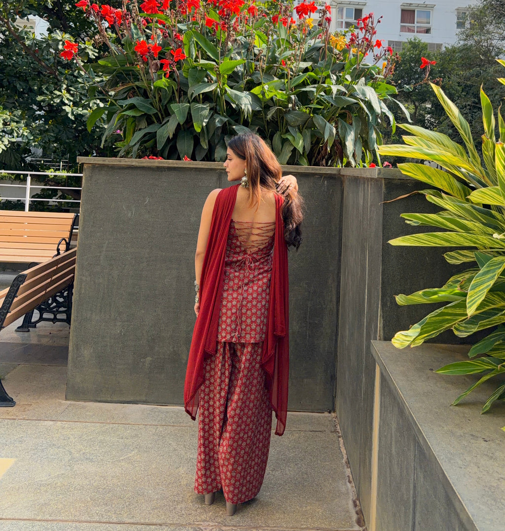 Gauri Suit Set - 3- Piece