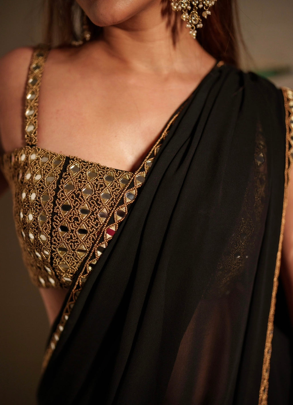 Jashn Hand Embroidered Saree