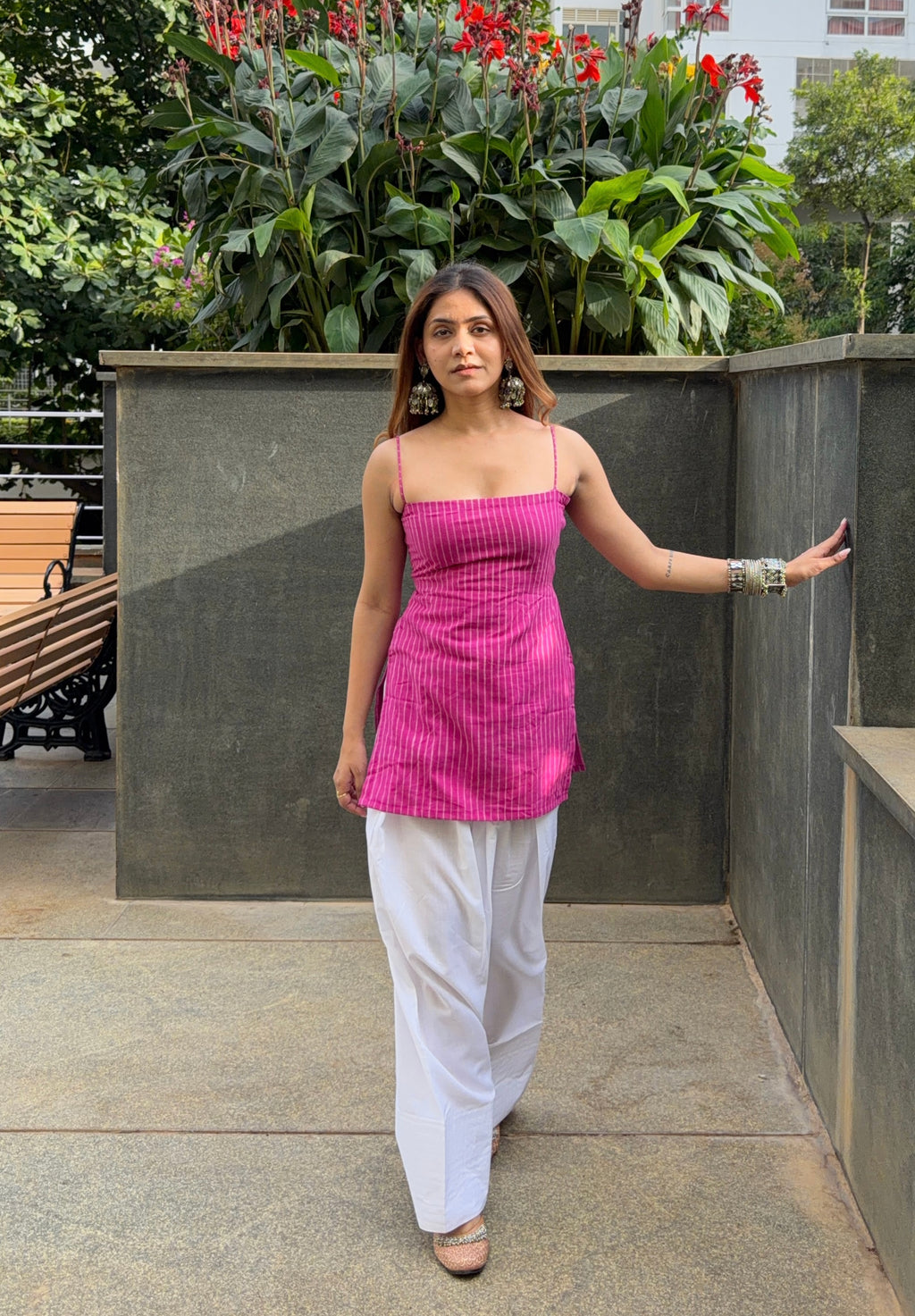 Ghazal Dabu Print Kurti