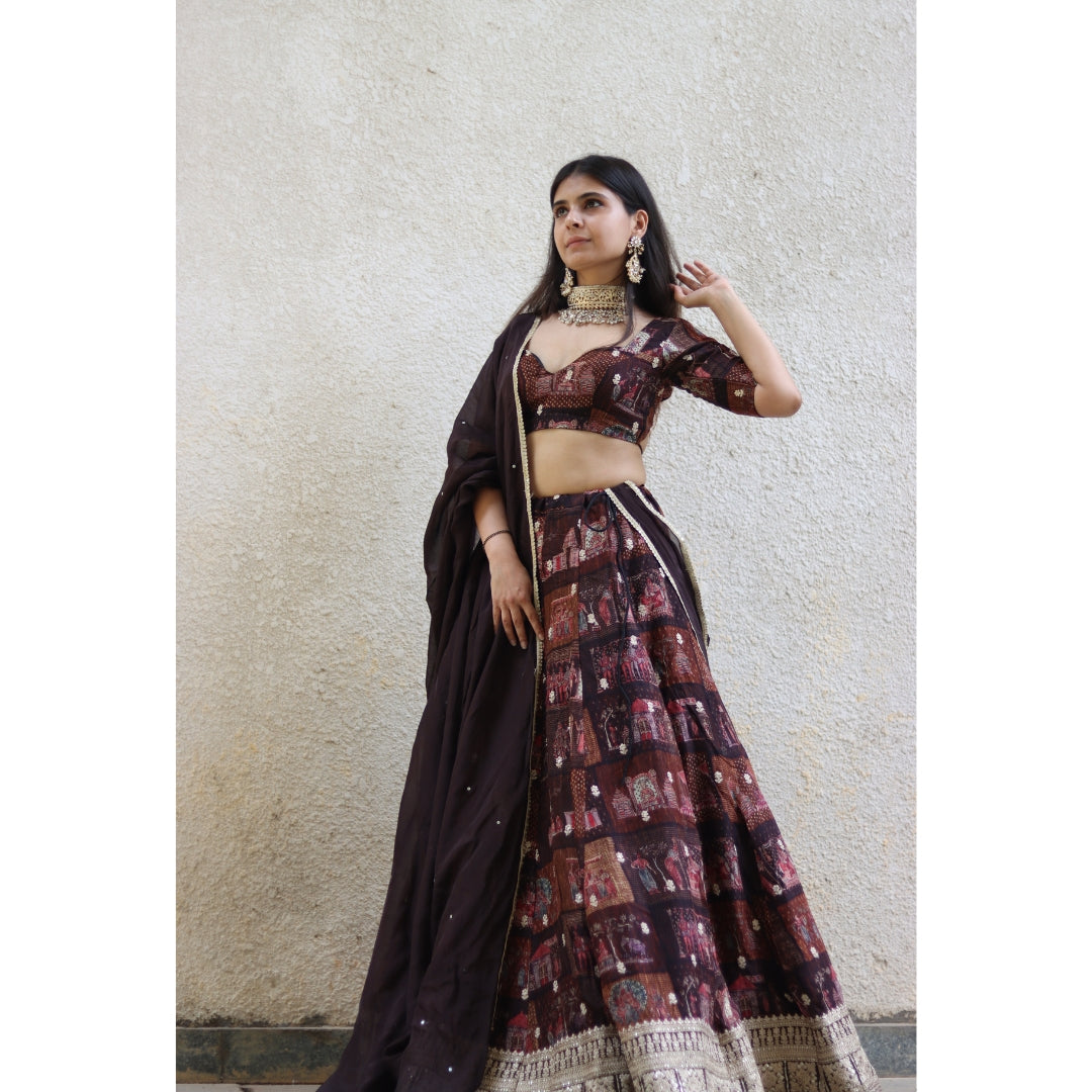 Saanjh Lehenga Set