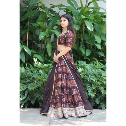 Saanjh Lehenga Set