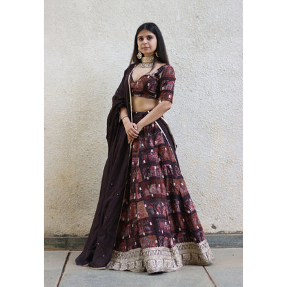 Saanjh Lehenga Set