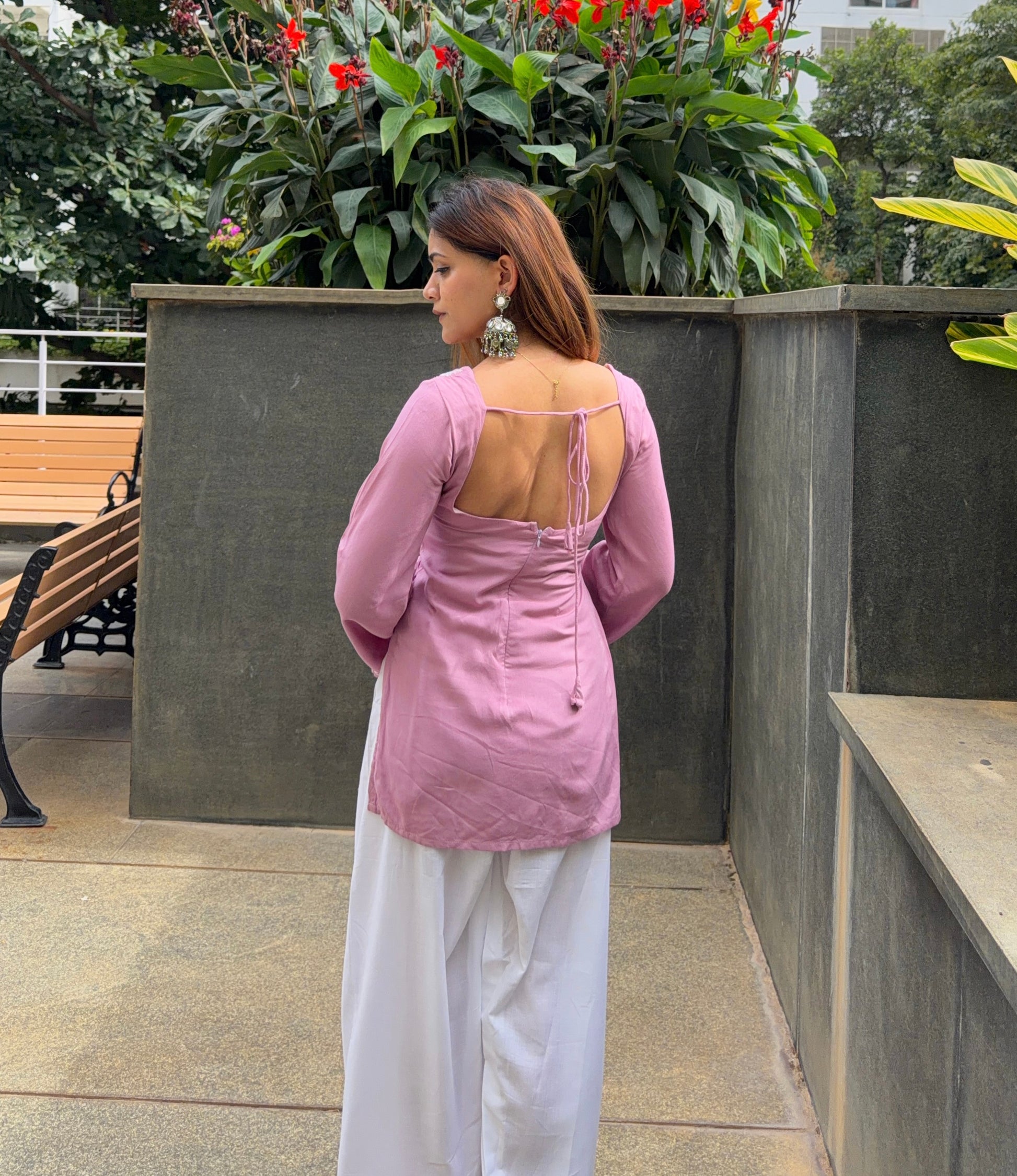 Fiza - Hand Embroidered Chikankari Kurti
