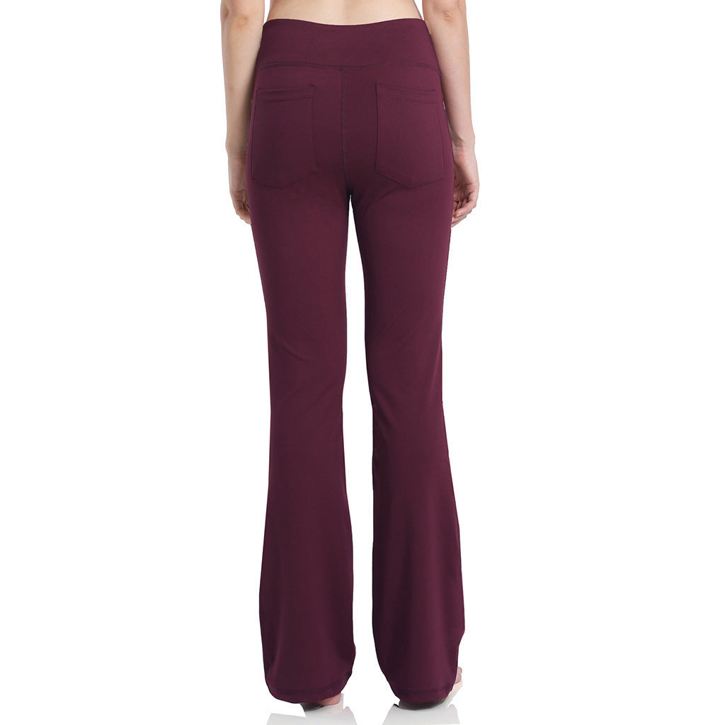 Lena High-Waisted Flared Yoga Pants