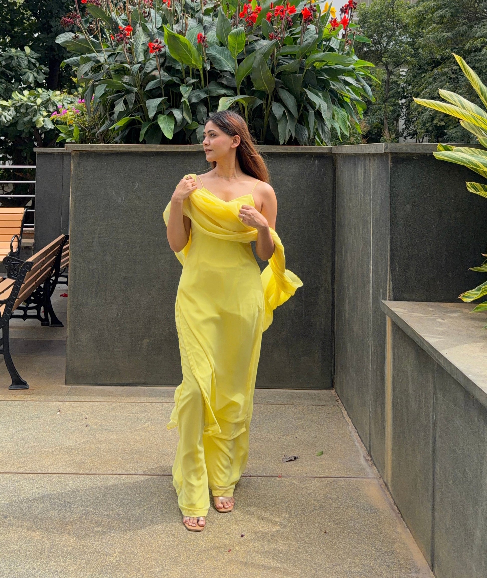 Genda Suit Set - Lemon Yellow