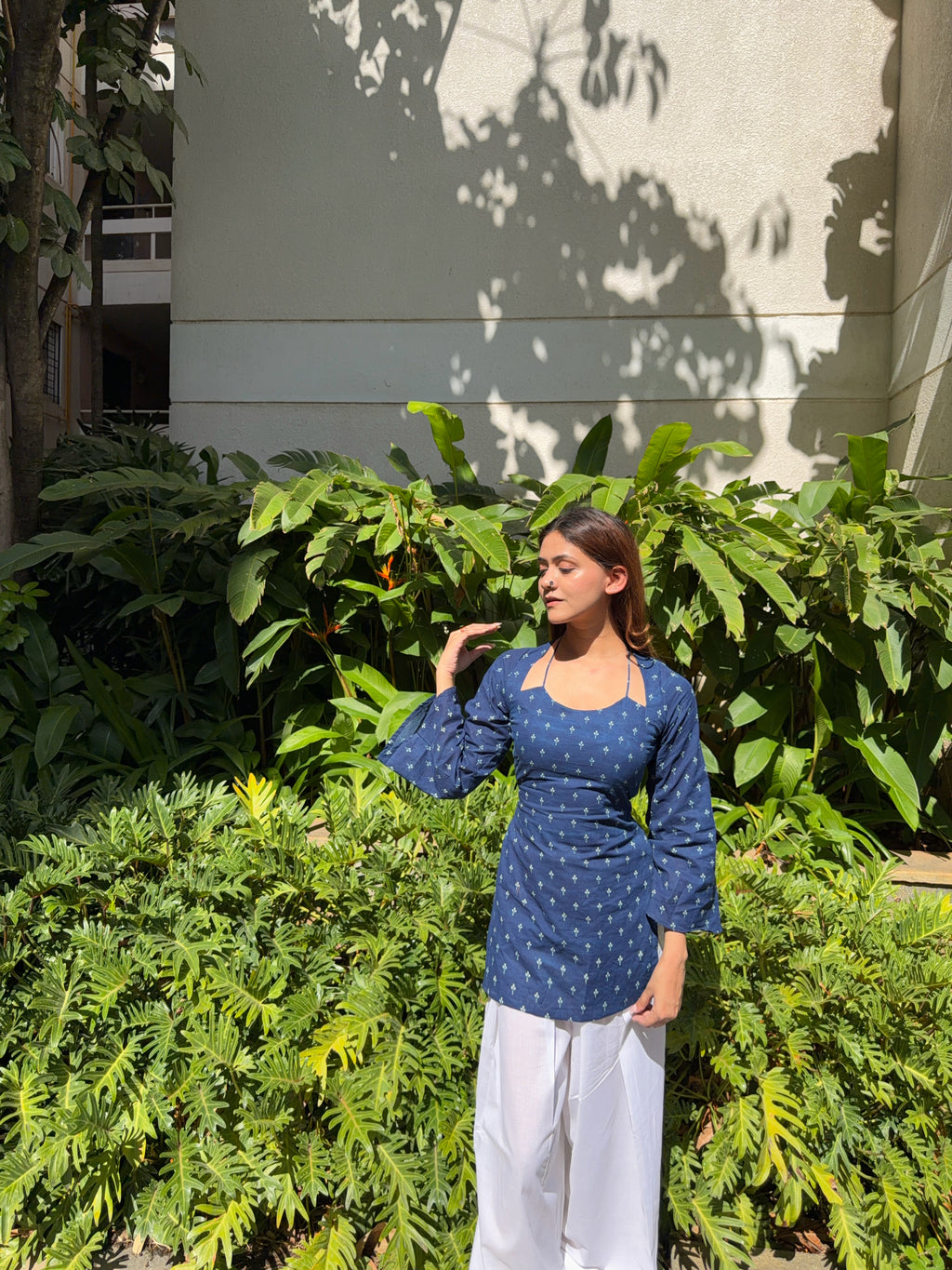Sahiba Corset Kurti - Indigo