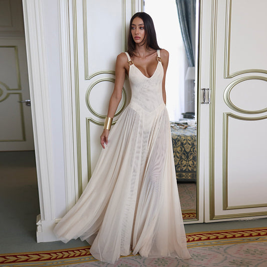 Evelina Luxury Maxi Dress