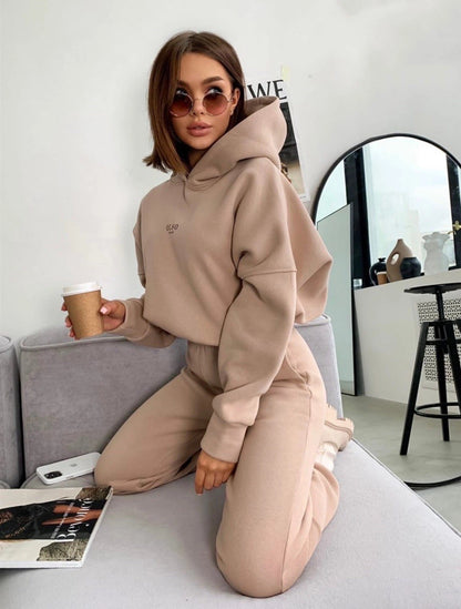 Knitted Hoodie + Joggers Set