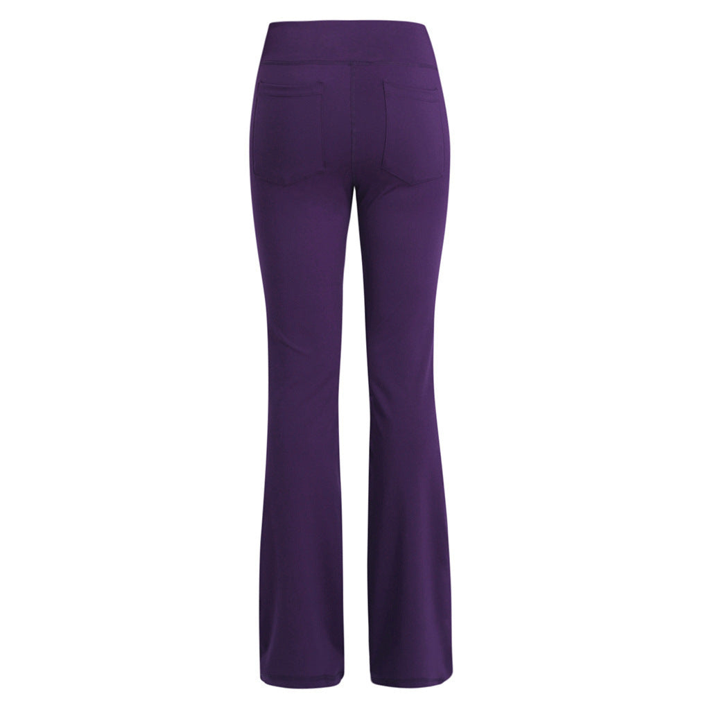 Lena High-Waisted Flared Yoga Pants